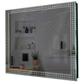 Specchio LED Quadrato | Controllo tramite interruttore a muro | Luce bianca neutra - Reyze Serie Official Modello 3